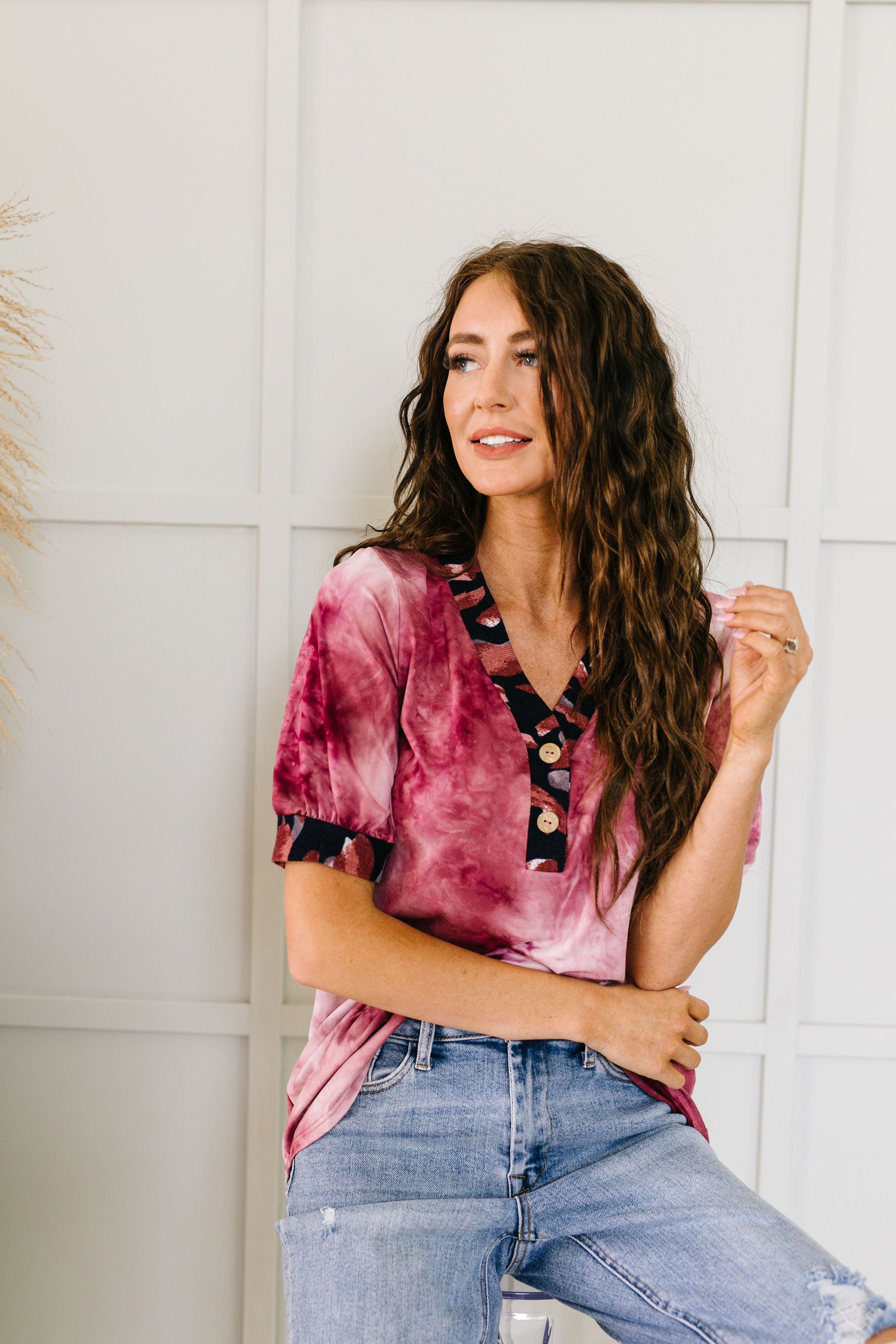 Jungle Expedition Top In Wine