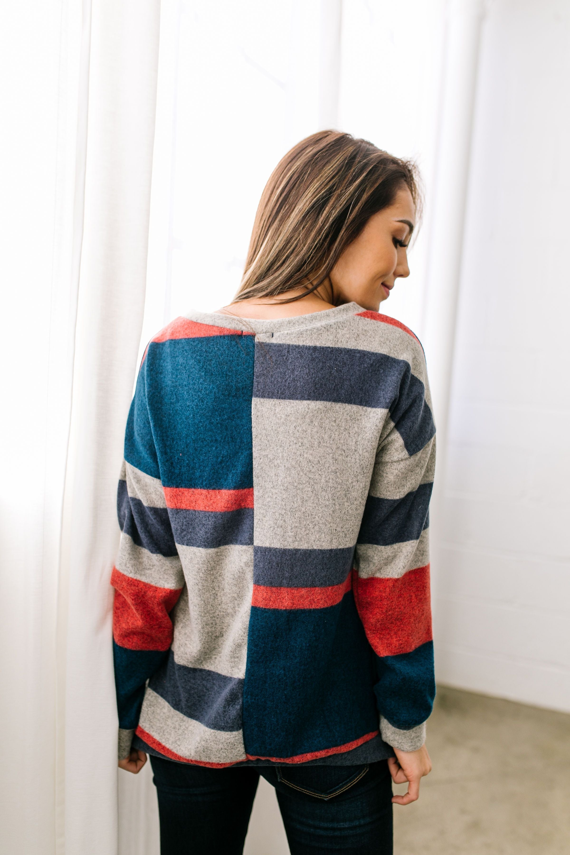 Keeping It Real Multi-Color Striped Top - ALL SALES FINAL