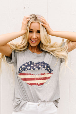 Kisses For The US Of A Graphic Tee