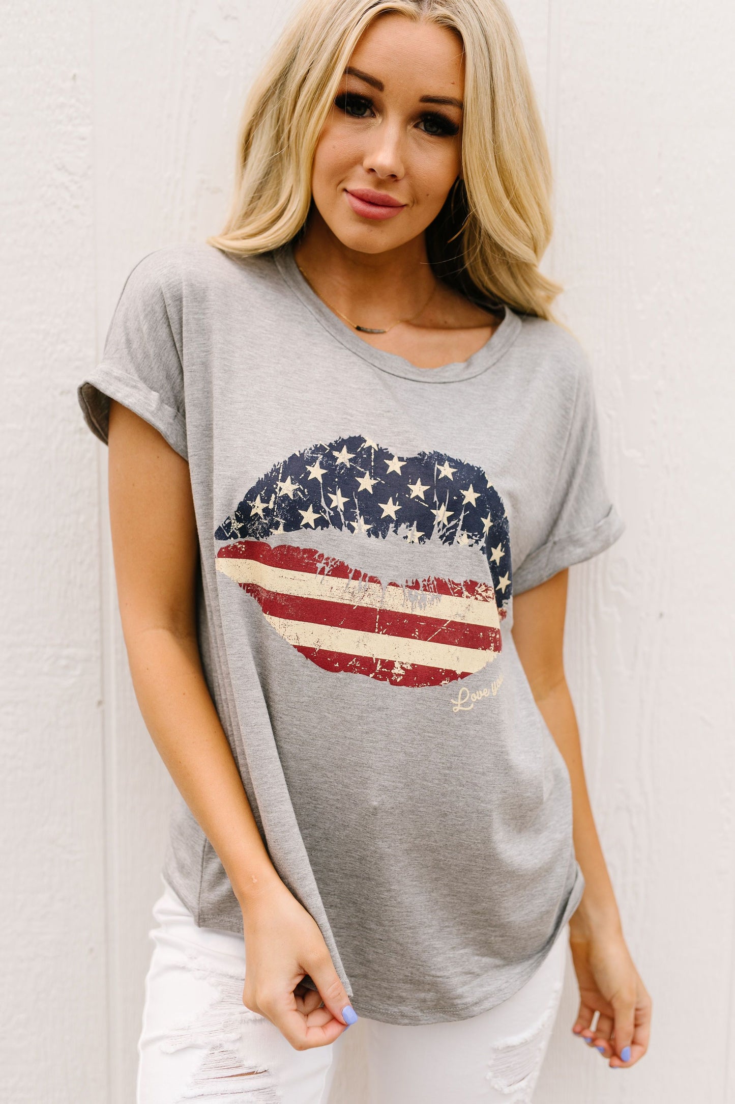 Kisses For The US Of A Graphic Tee