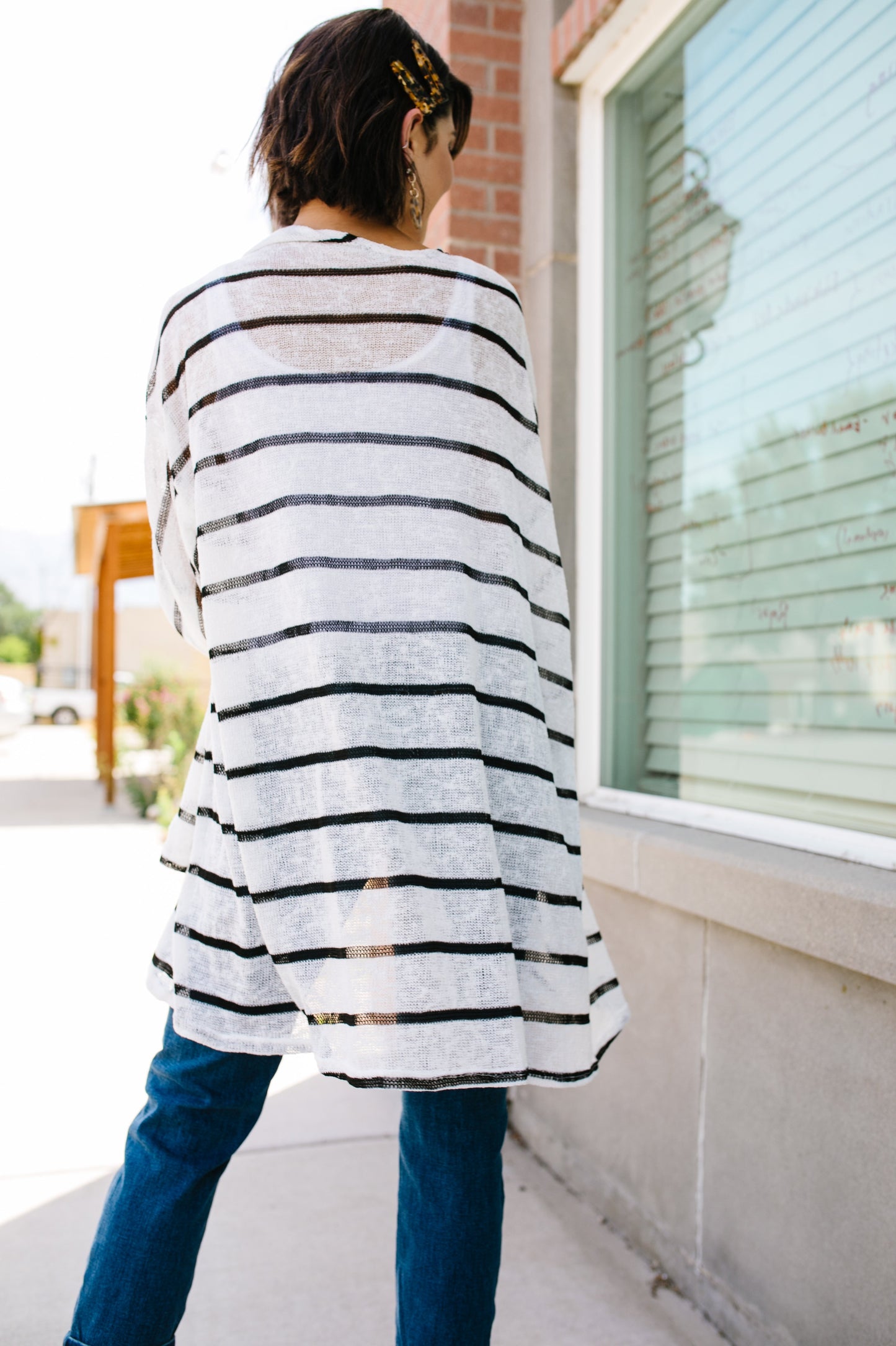 Knit Perfect Striped Cardigan