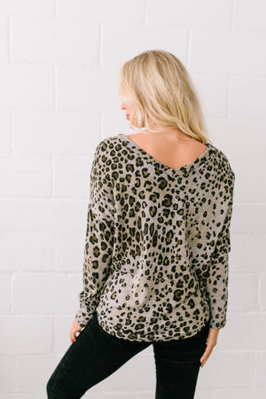 Leapin' Leopard Top - ALL SALES FINAL
