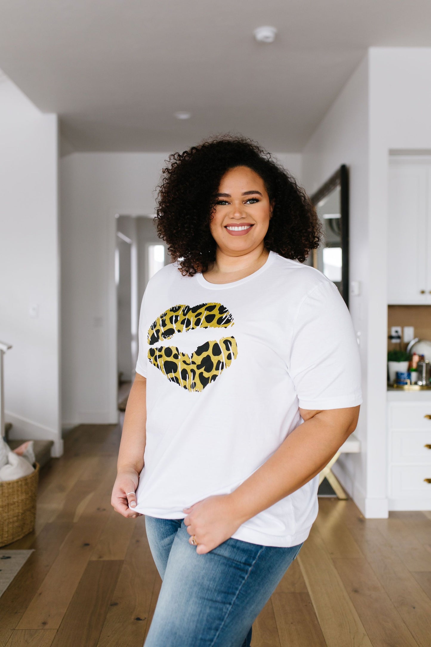 Leopard Lips Graphic Tee