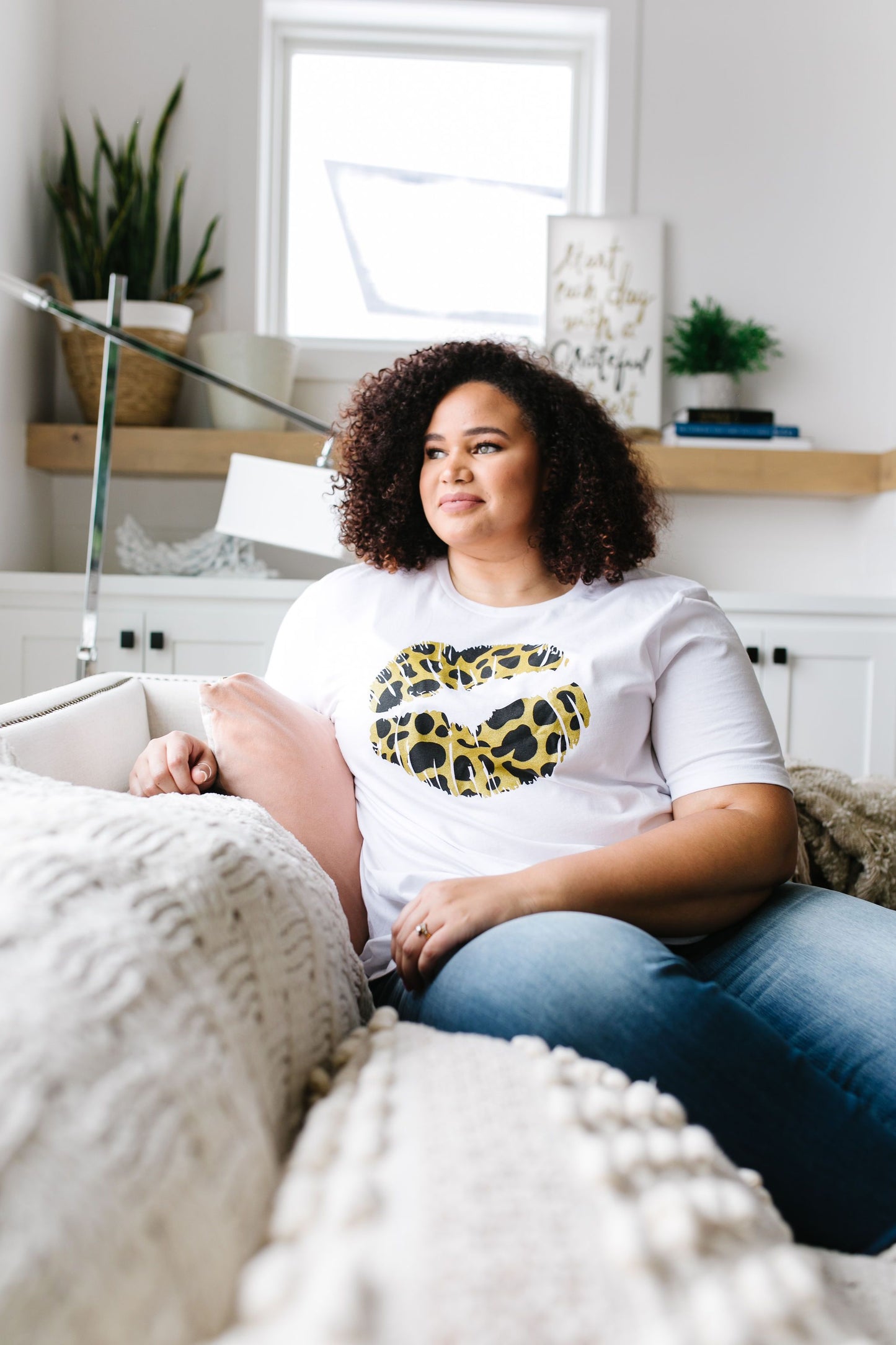 Leopard Lips Graphic Tee