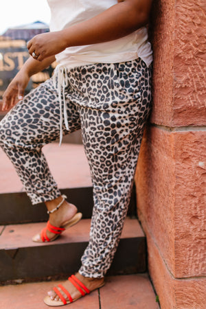 Lounging Leopard Joggers