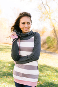 Make A Weekend Out Of It Cowl Neck Top - ALL SALES FINAL