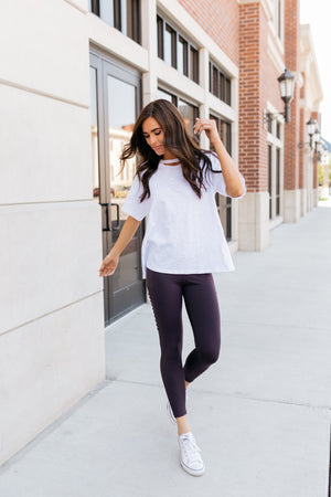 Make The Cut Twist Back Top - ALL SALES FINAL
