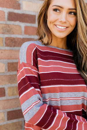 Mauve And More Fine Knit Sweater