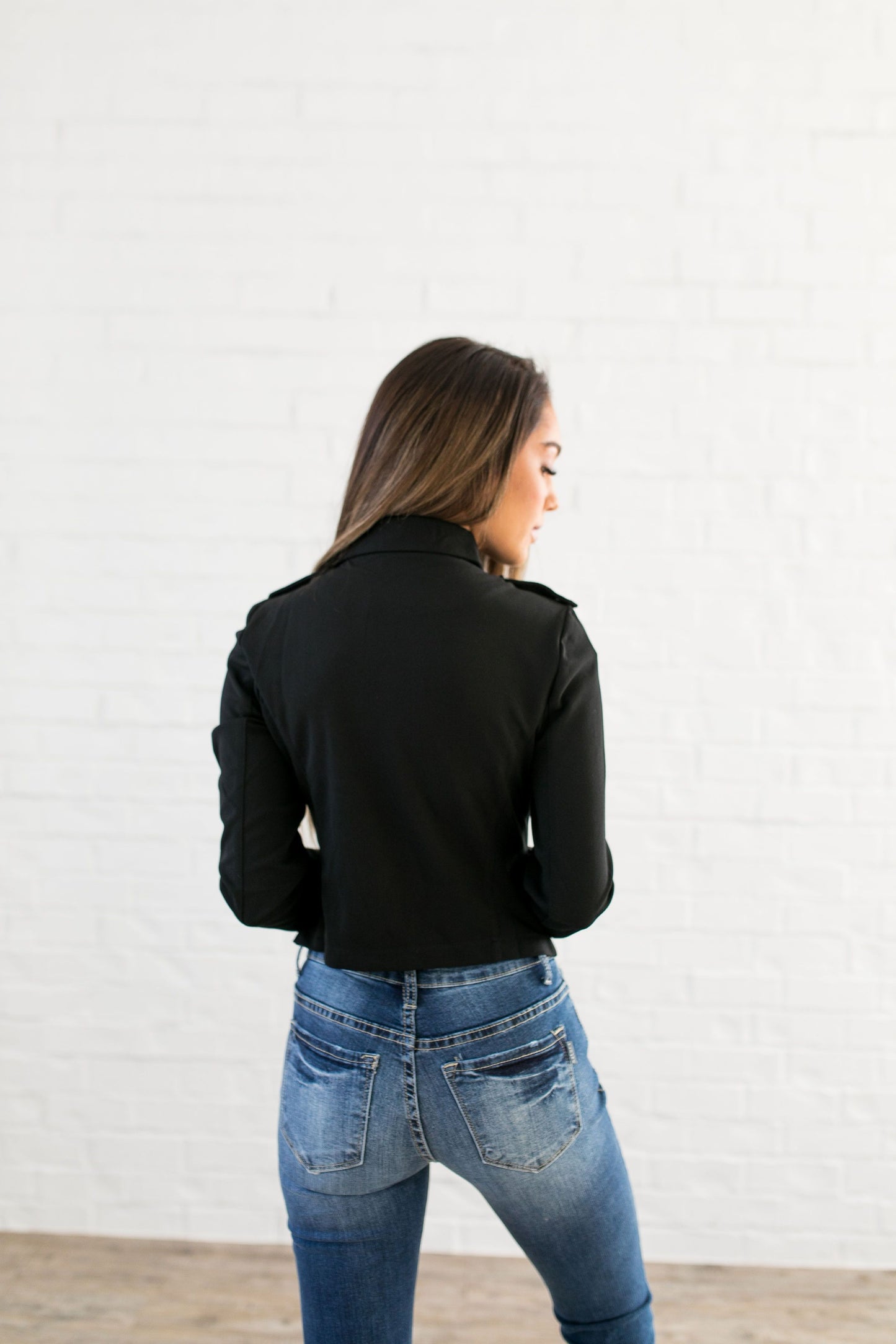 Modern Moto Jacket In Black - ALL SALES FINAL