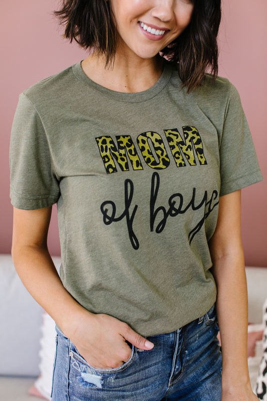 Mom Of Boys Graphic Tee