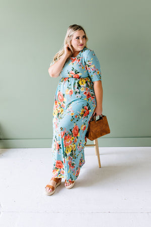 Morning Rendezvous Floral Maxi
