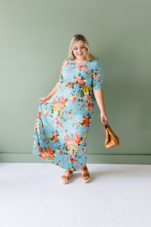 Morning Rendezvous Floral Maxi