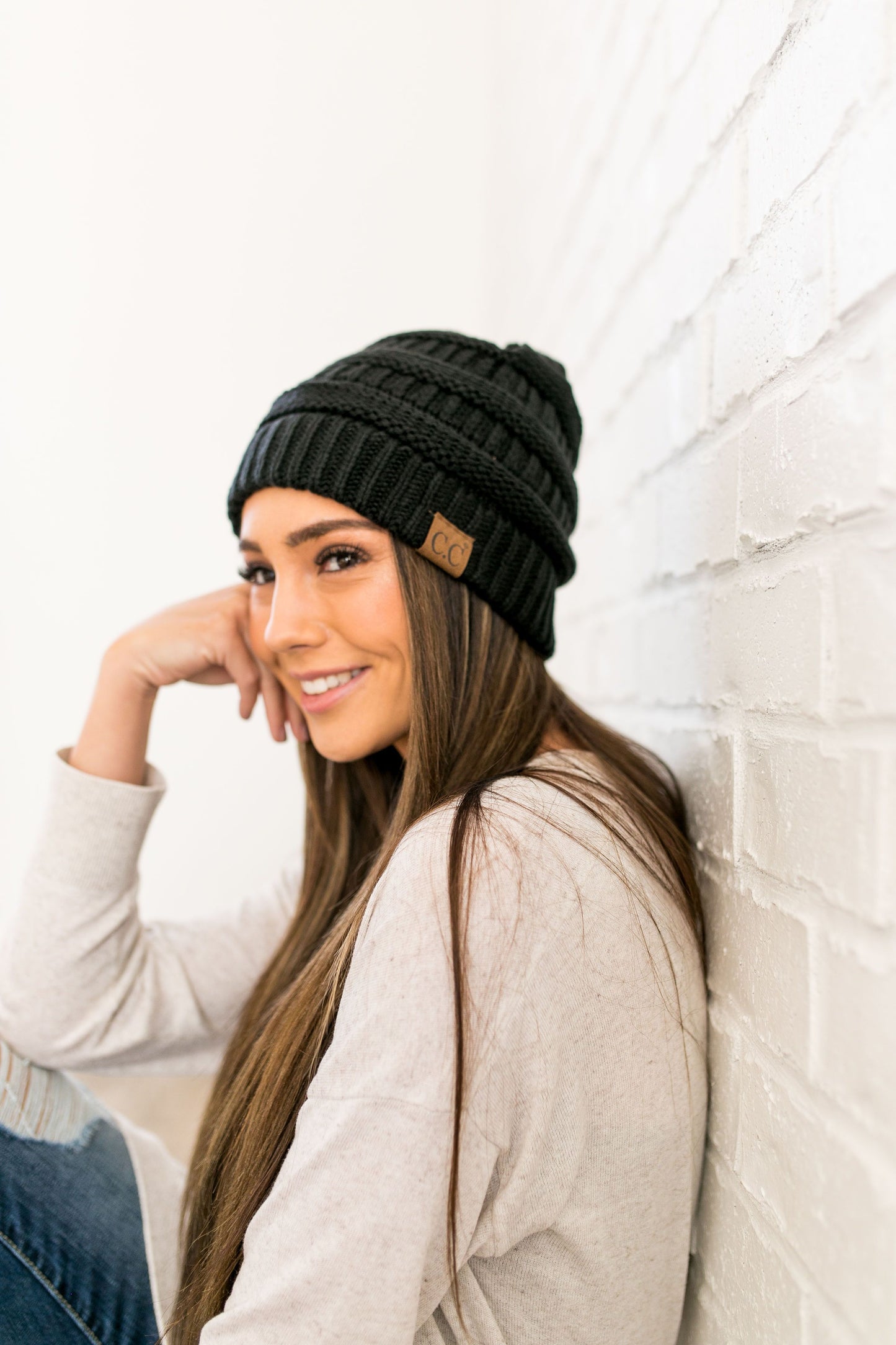 Nifty Knit Beanie In Black