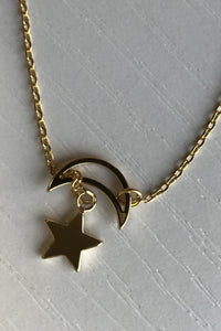 Night Sky Gold Dipped Necklace - ALL SALES FINAL