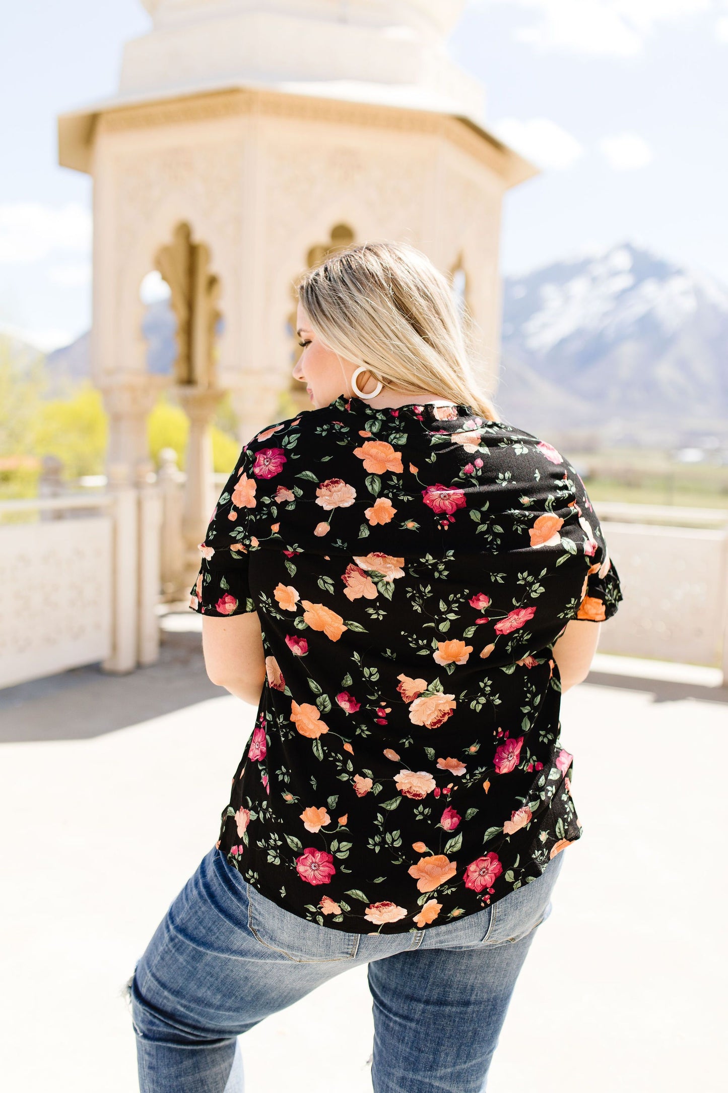 Nighttime Blooms Blouse