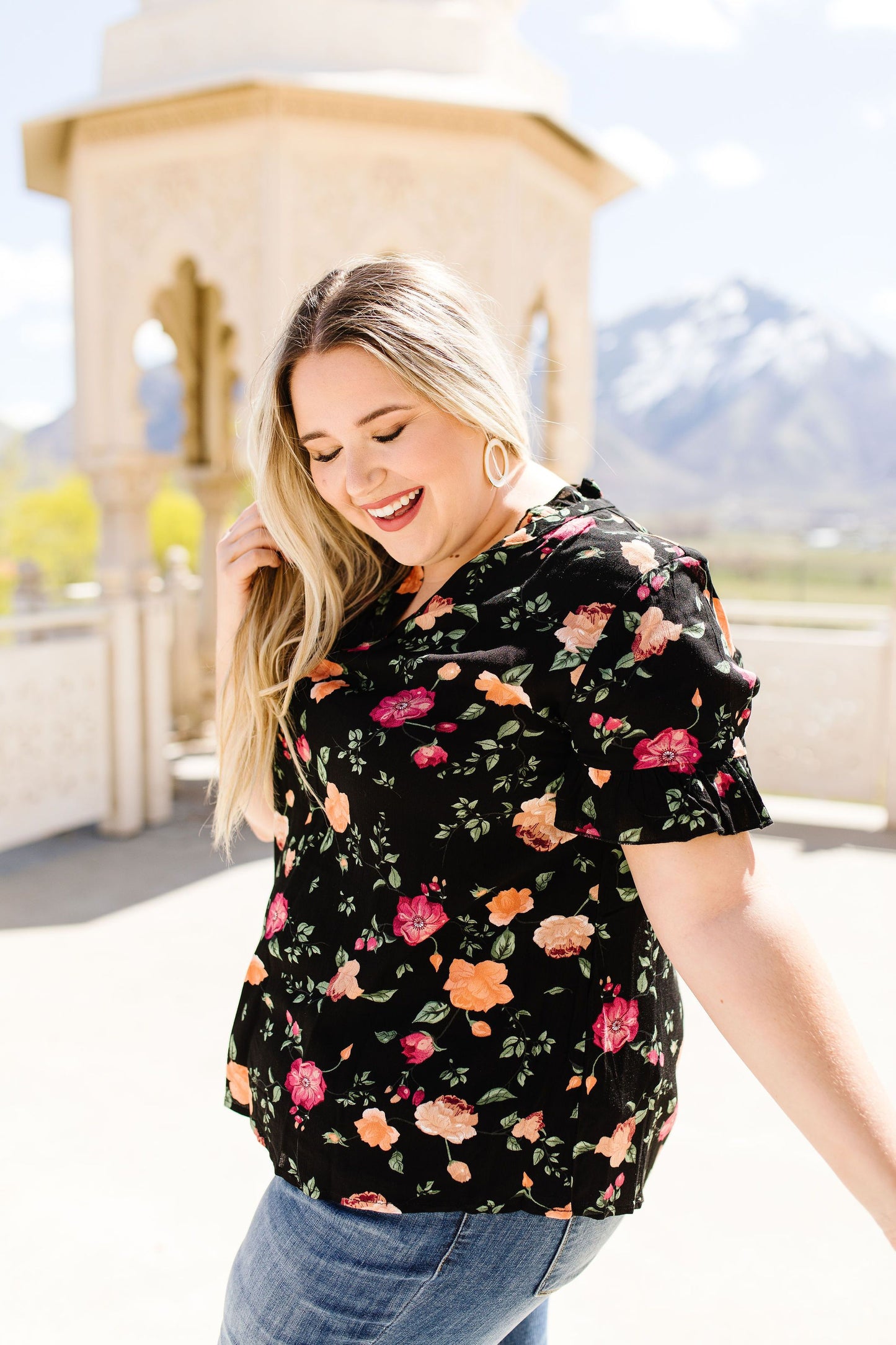 Nighttime Blooms Blouse