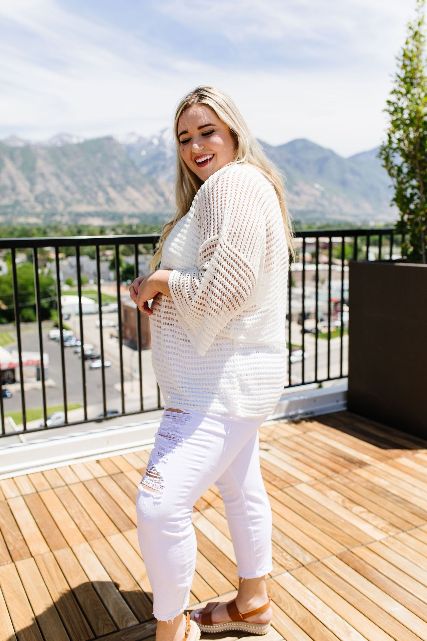 No Sweat Sweater In Off-White