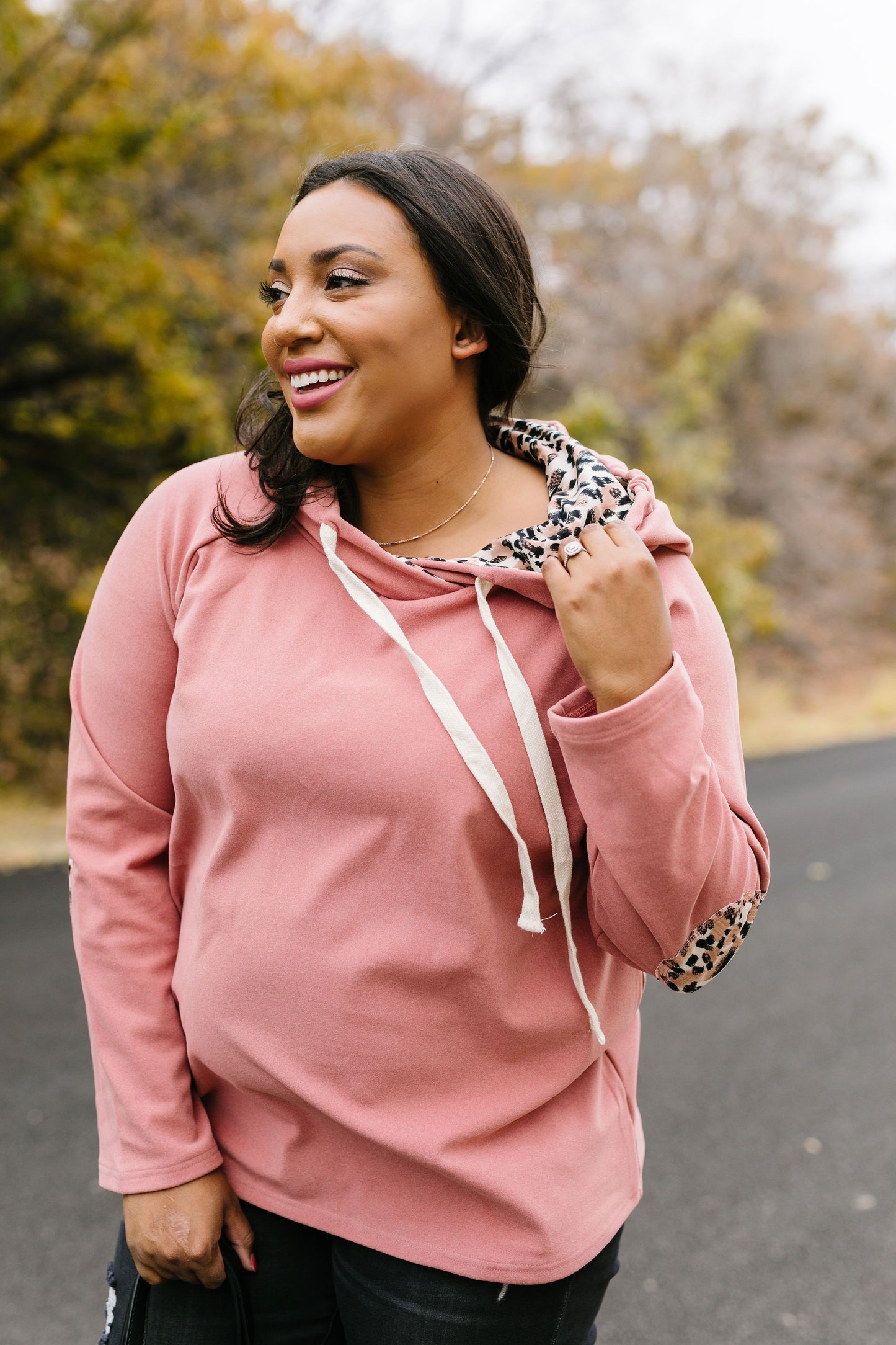 Patches + Spots Mauve Hoodie