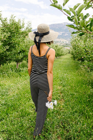 Play All Day Striped Jumpsuit