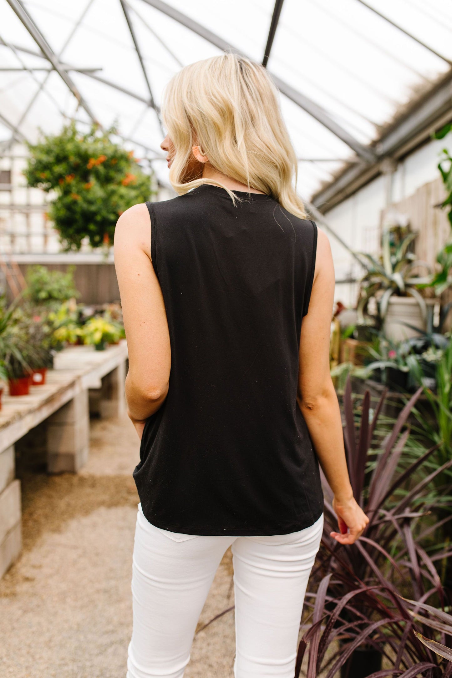 Split Second Top In Black