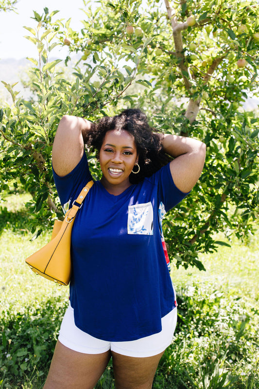 Pocket Full Of Posies V-Neck