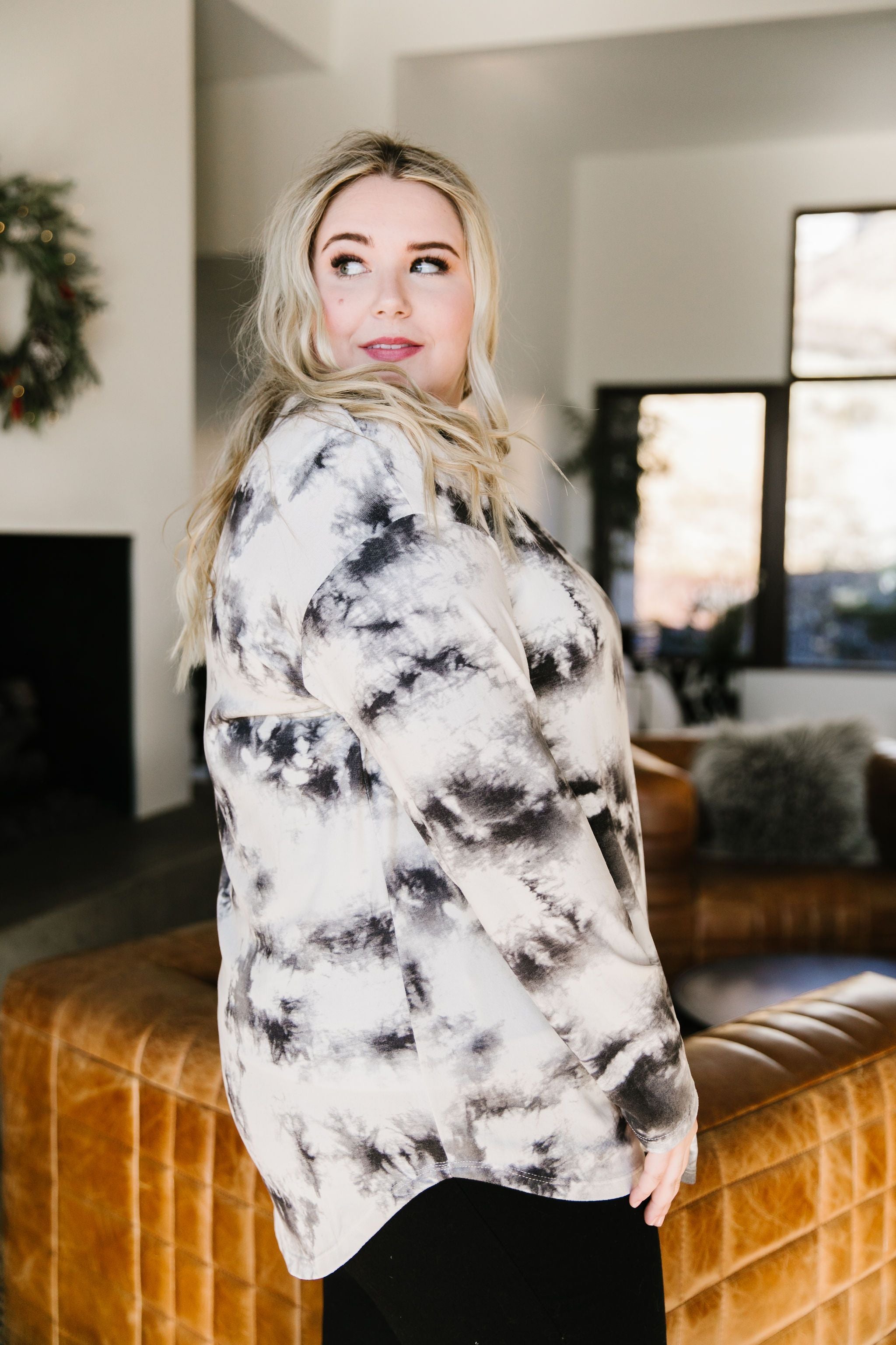 Polar Opposites Tie Dye Top