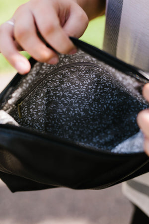 Pretty As A Peacock Tote In Black