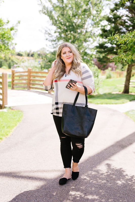Pretty As A Peacock Tote In Black