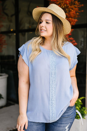 Pretty Cornflower Blouse