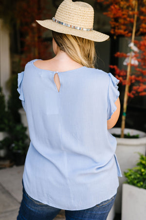 Pretty Cornflower Blouse