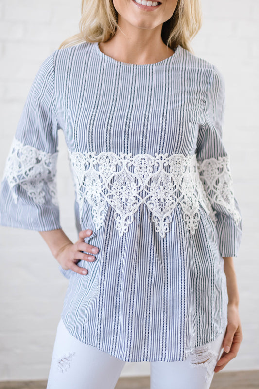 Pretty Poet Lace Top