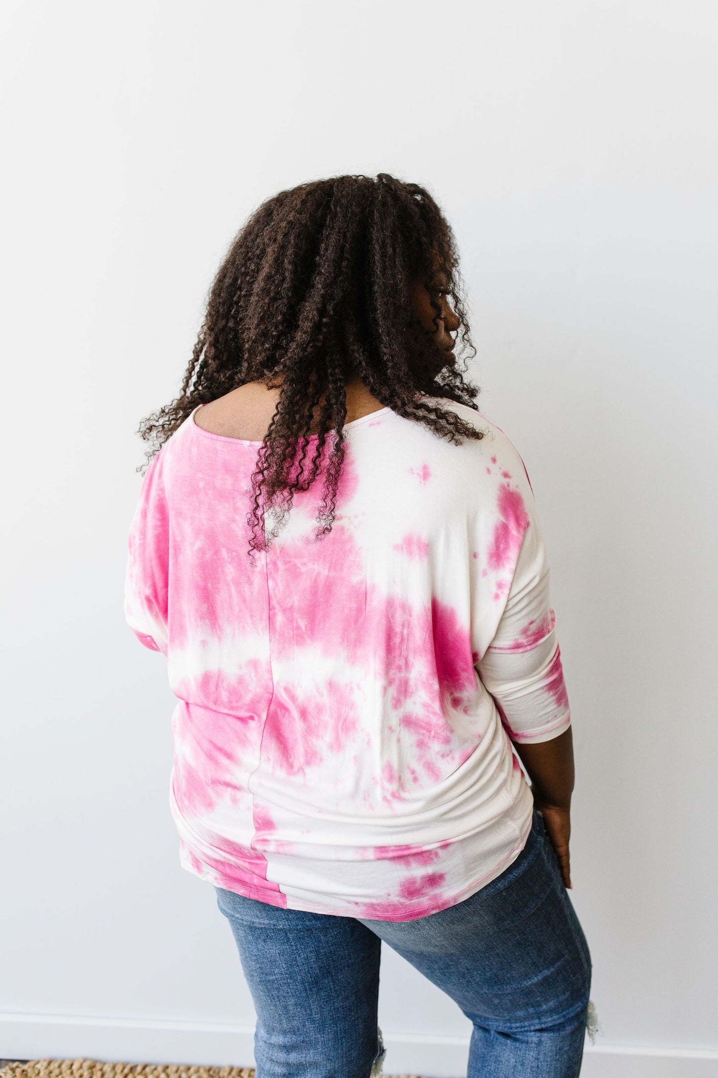 Raspberries & Cream Tie Dye Top