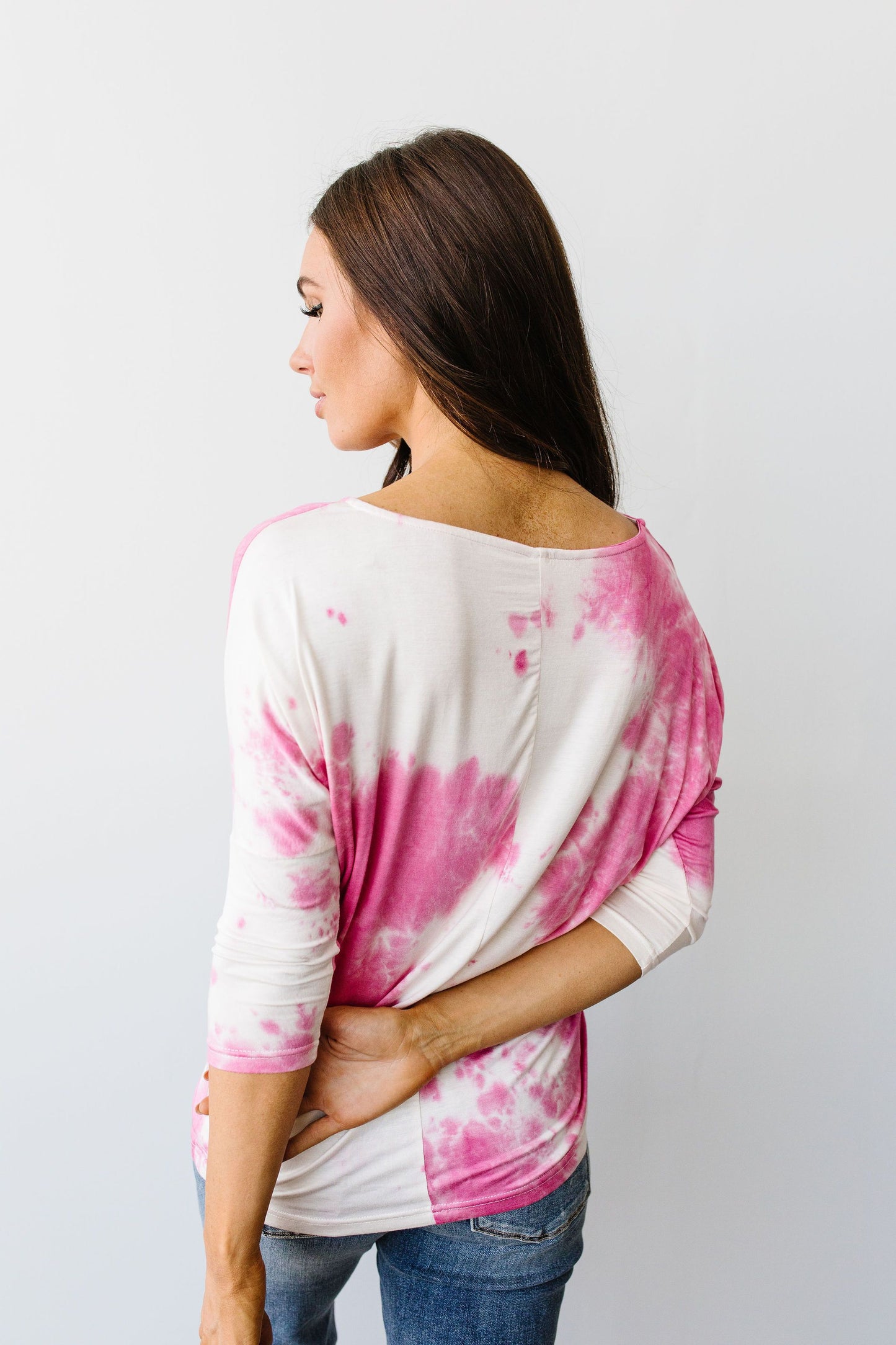 Raspberries & Cream Tie Dye Top