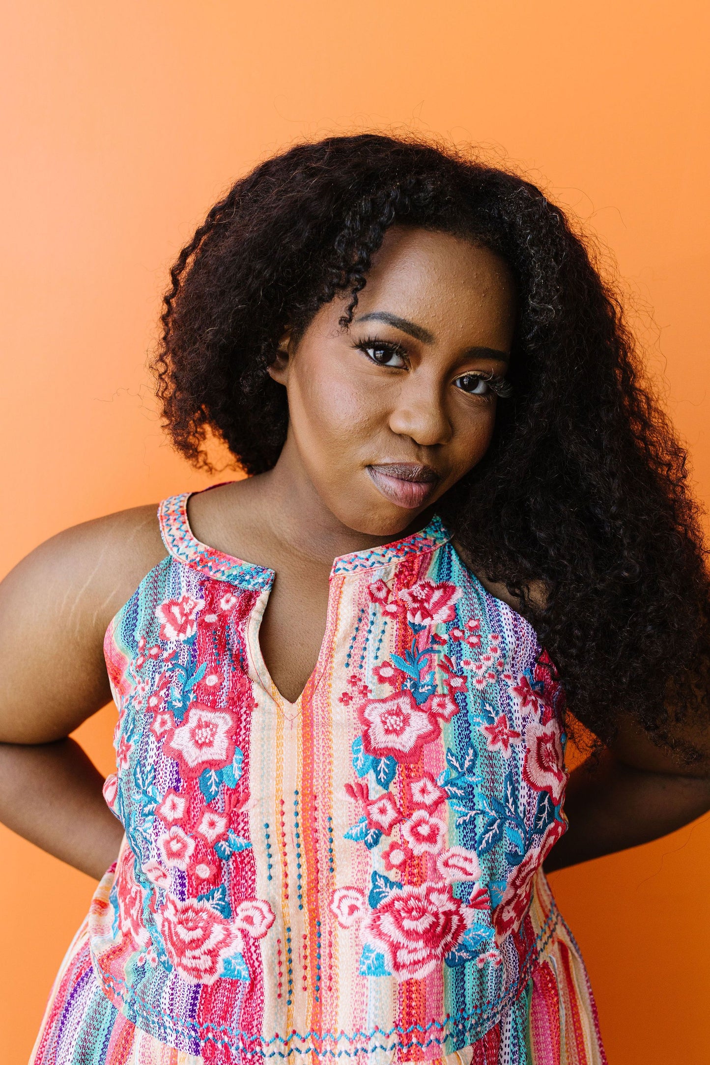 Collision Of Color Dress