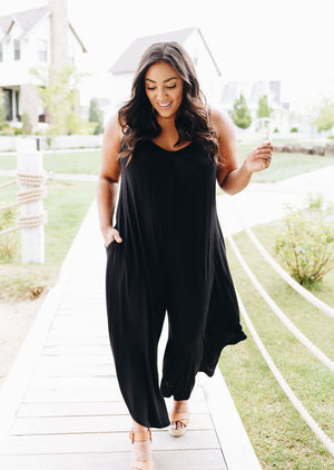 Room To Spare Jumpsuit In Black