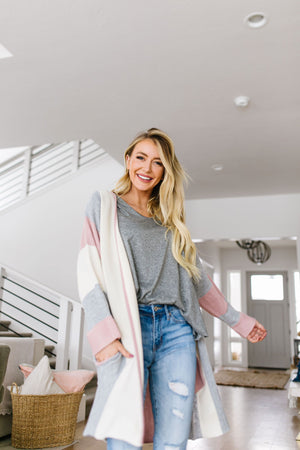 Rosy Outlook Cardigan
