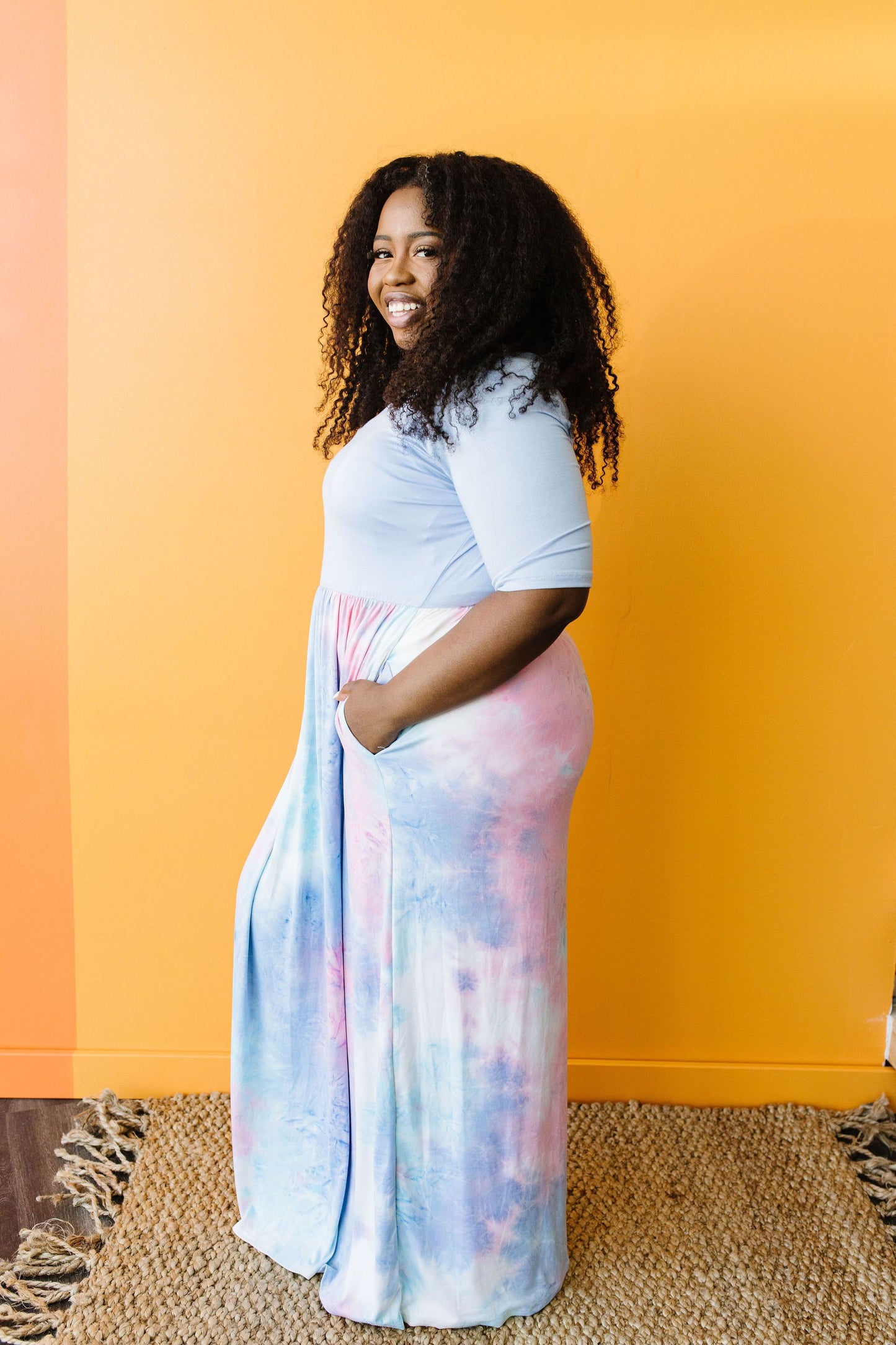 Santa Ana Tie Dye Maxi In Blue