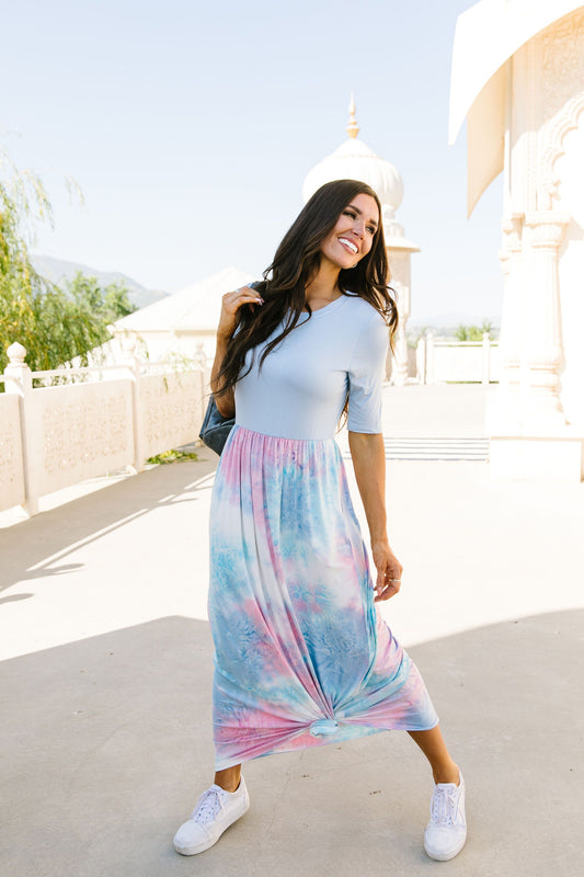 Santa Ana Tie Dye Maxi In Blue