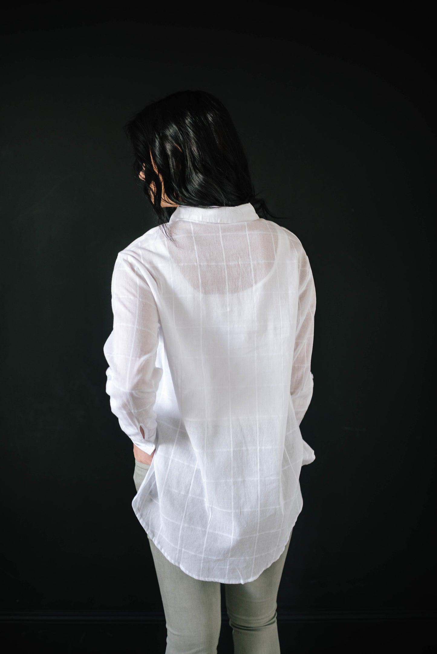 Sasha Ties Tunic in White