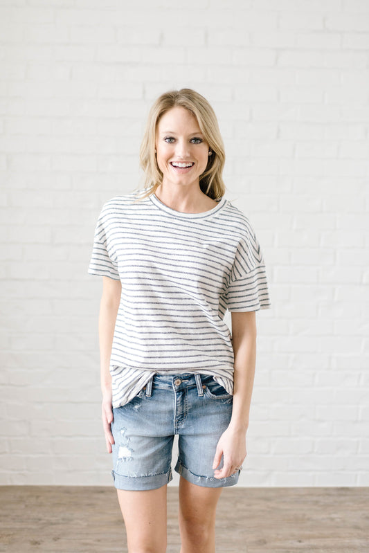 Saturday Striped Tee