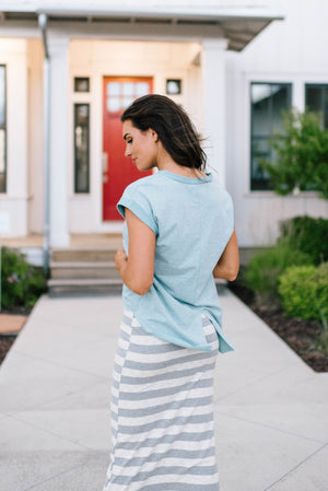 Seafoam Weekend Tee - ALL SALES FINAL