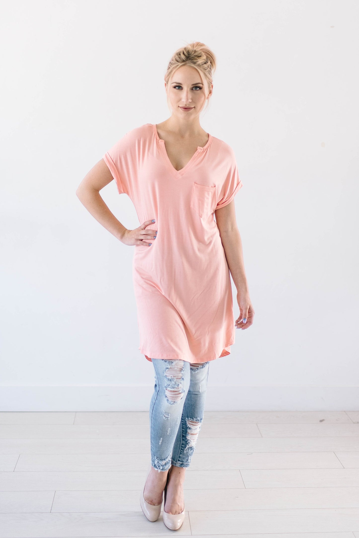 Sedona Tunic in Peach