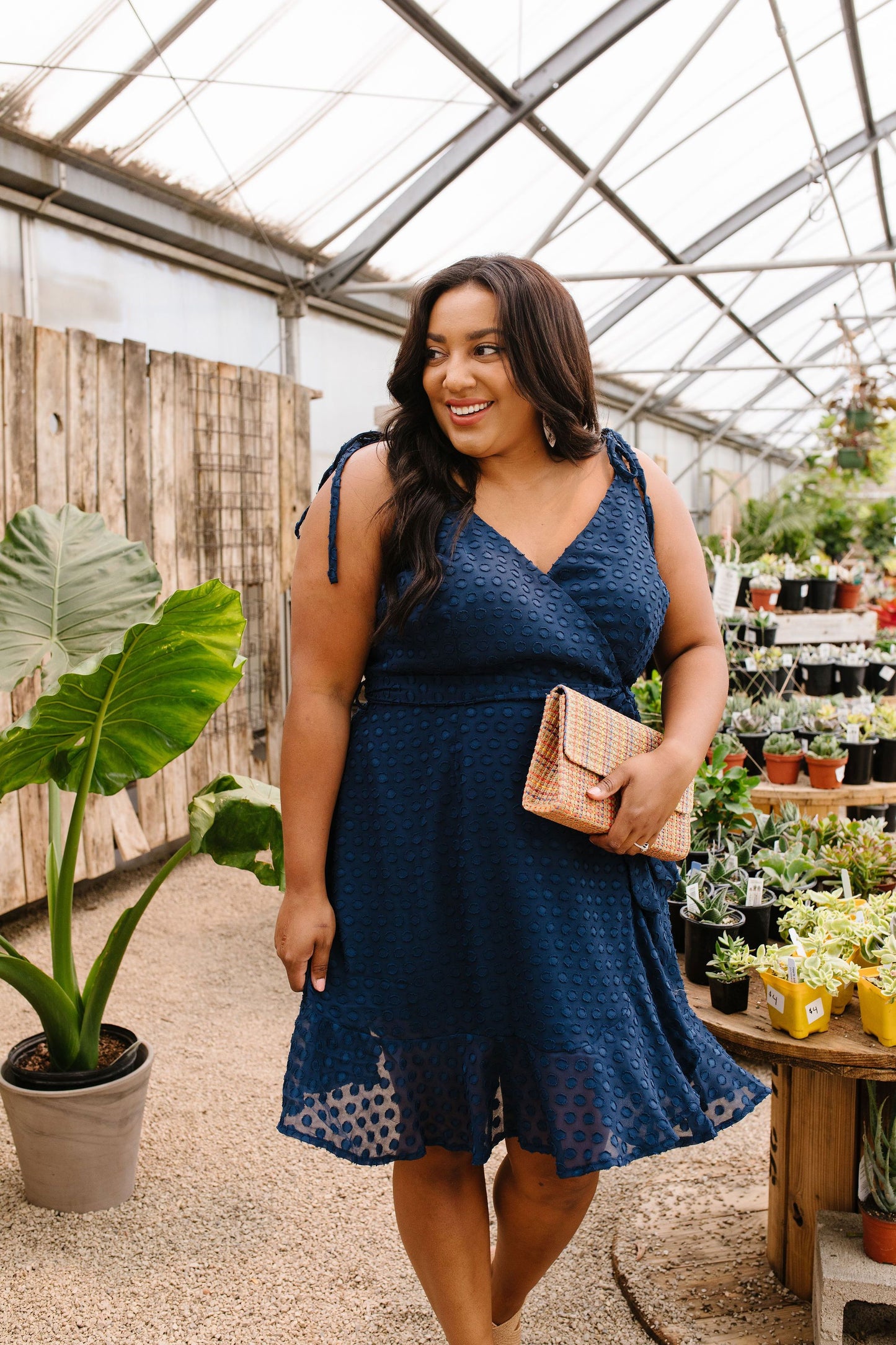 Sheer Polka Dots Dress