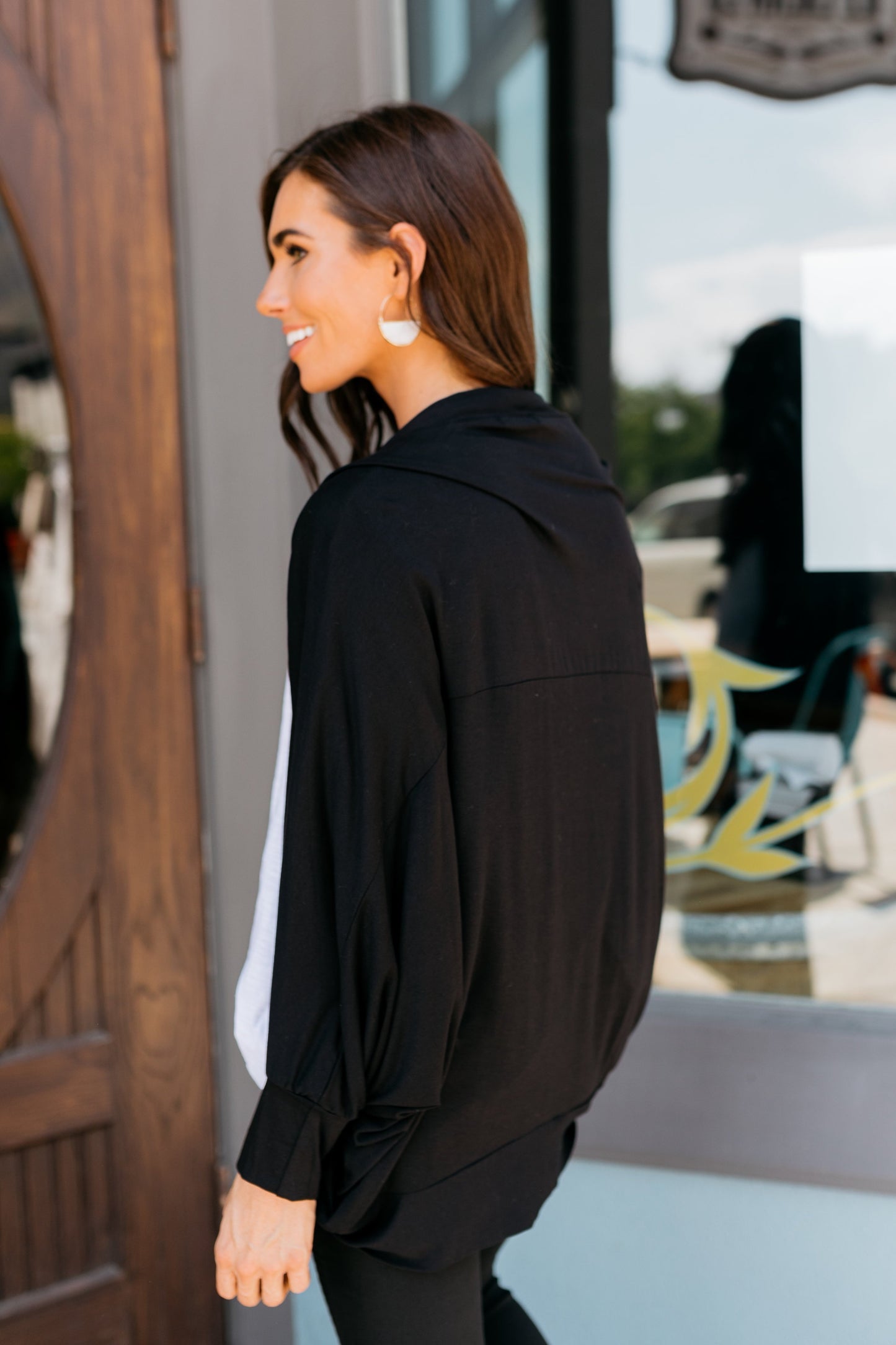 Shrug It Off Cardigan In Black