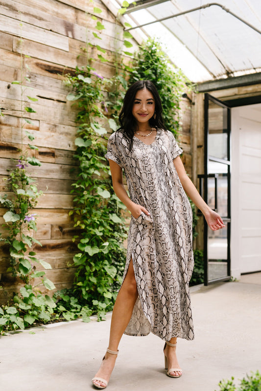 Snake Charmer Maxi Dress