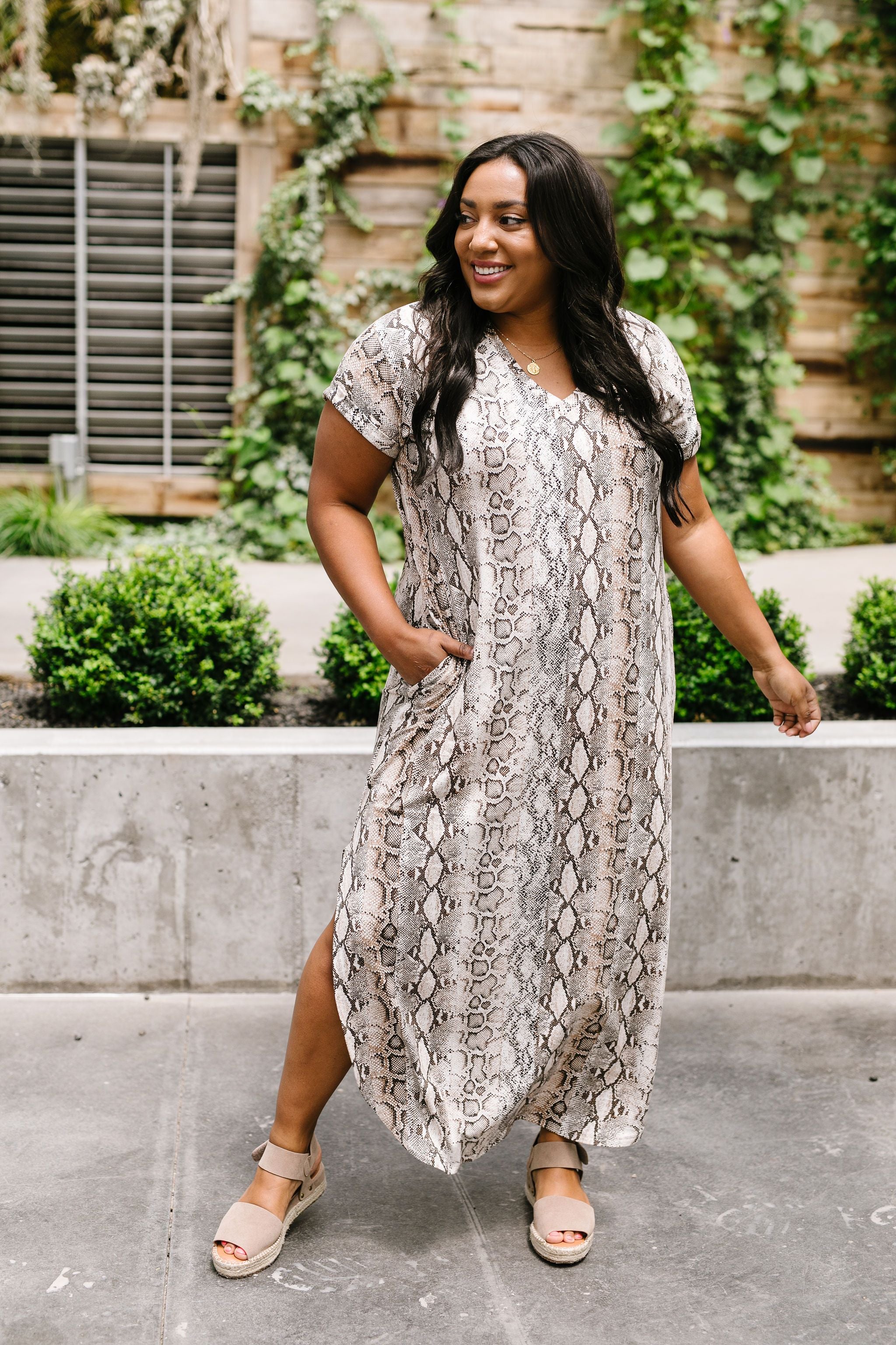 Snake Charmer Maxi Dress