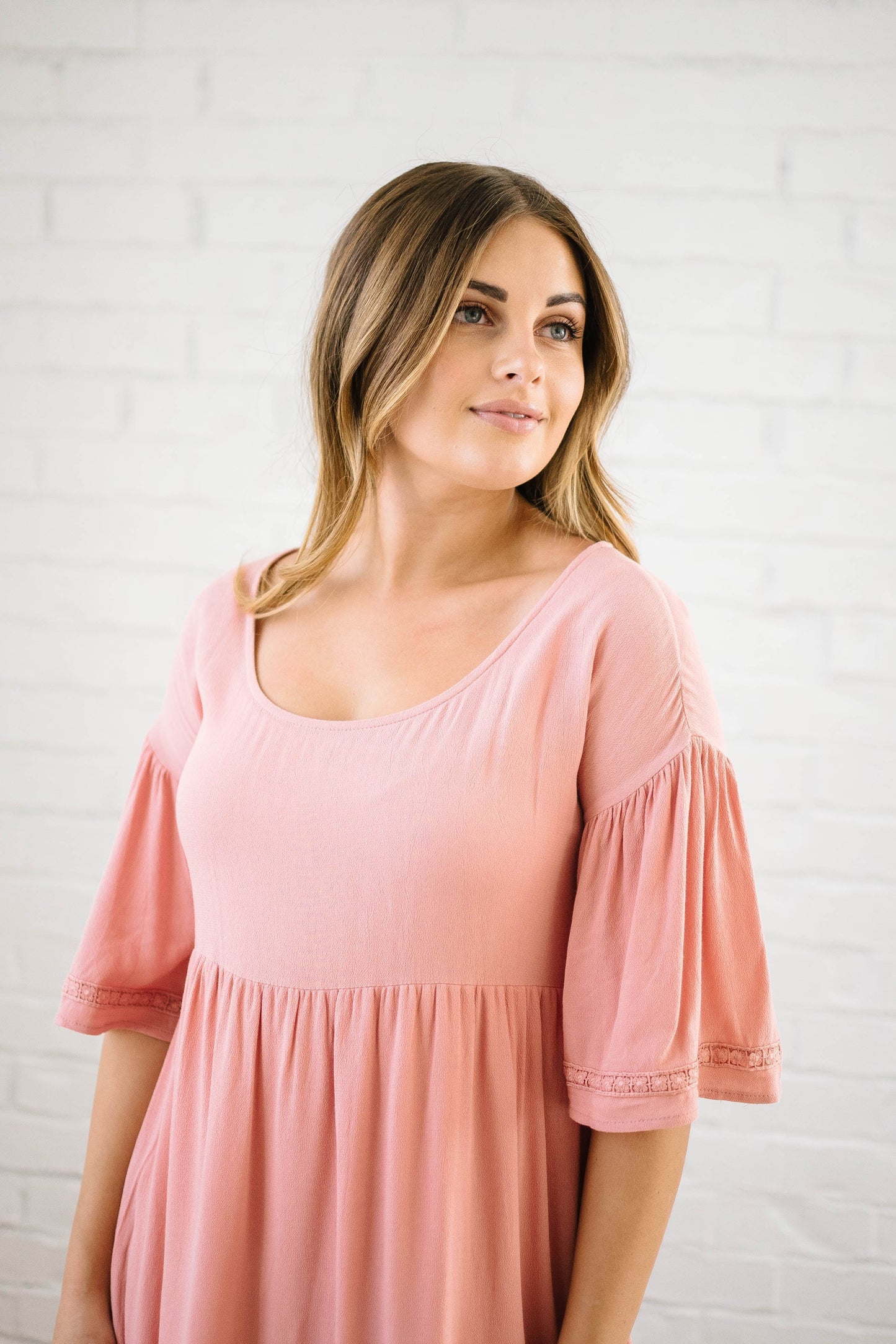 So Rosie Dress in Blush