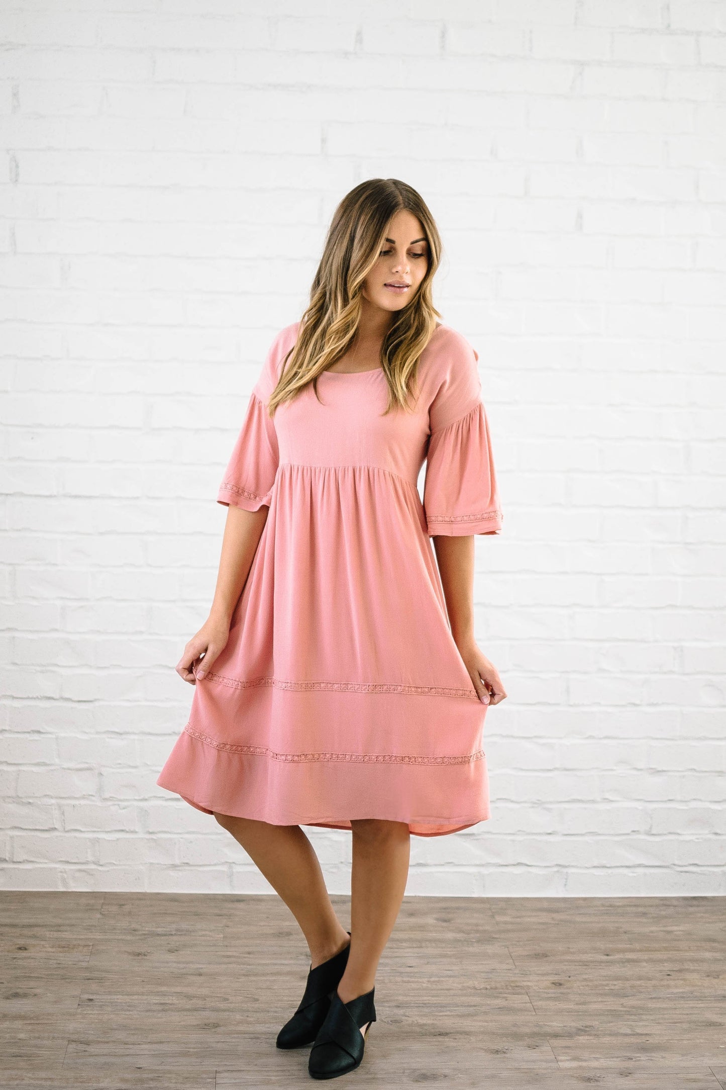 So Rosie Dress in Blush