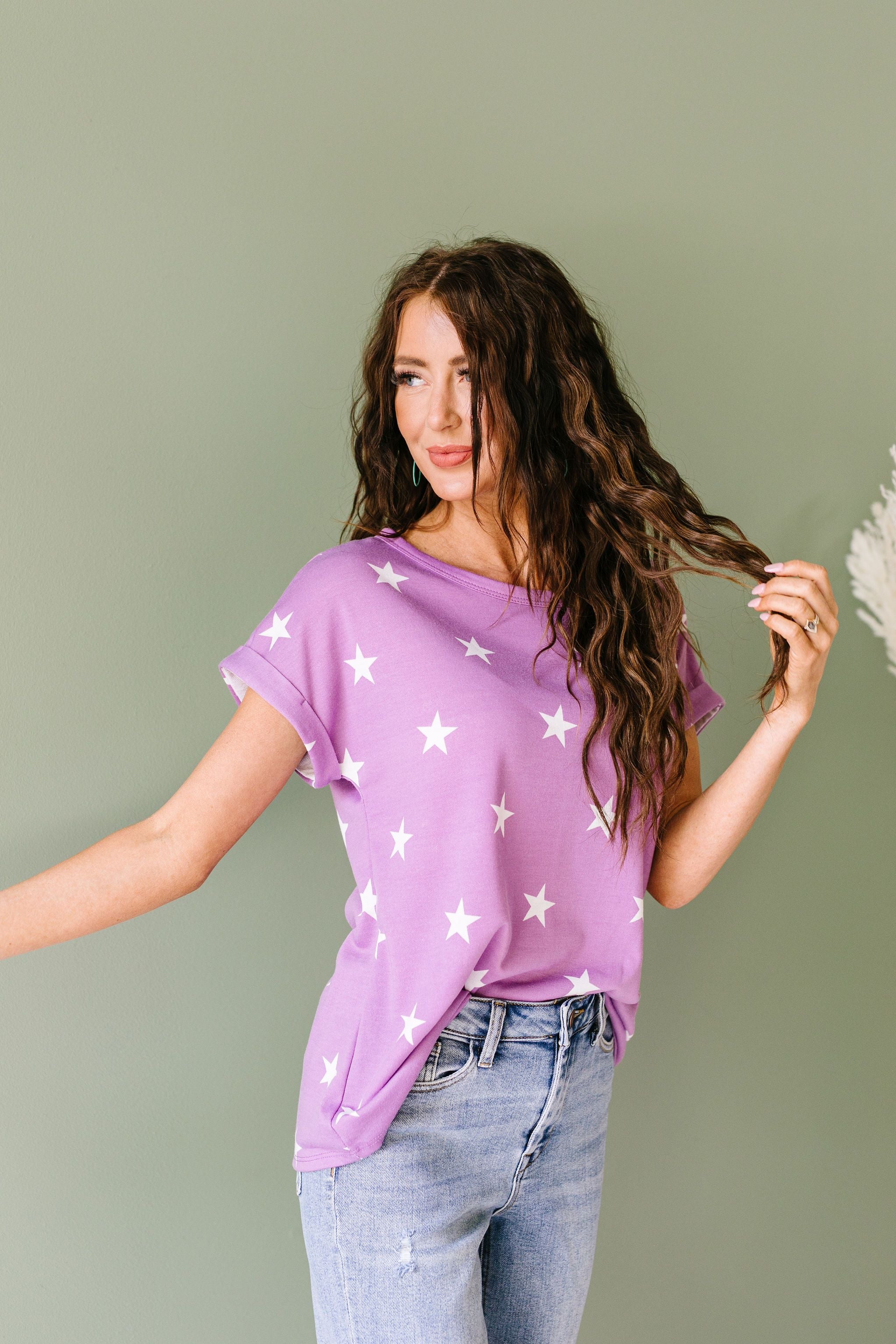Star Of The Show Top In Lilac