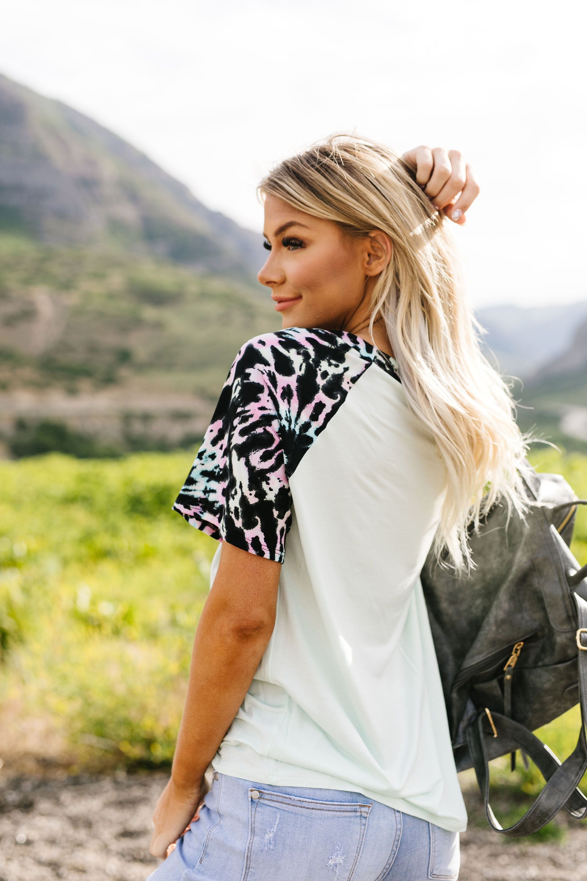 Starburst Raglan Top